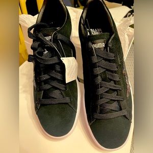 Puma Swarovski suede sneakers